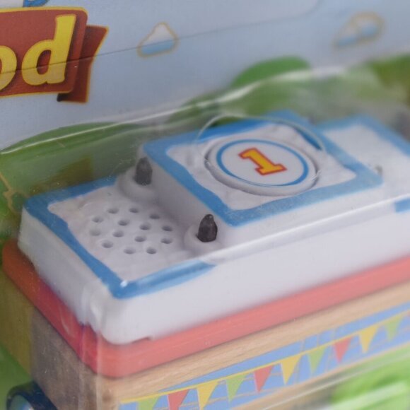 Happy Birthday Thomas Exposed Wood Cargo Car Cake Thomas & Friends Train Engine - Picture 5 of 11